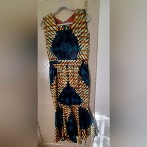 Vibrant Patterned Dress